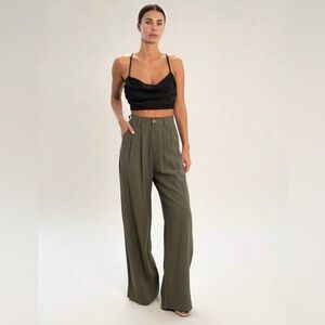NONchalant Label Fabi Pants - Olive Size S